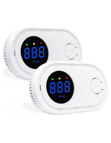 Detector de Monóxido de Carbono SCNBAORE MY-S08 - Paquete Doble
