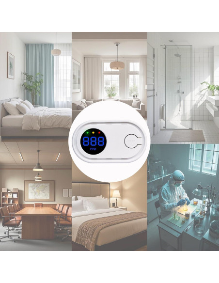 Detector de Monóxido de Carbono SCNBAORE MY-S08 - Paquete Doble