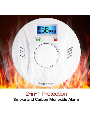 Detector de Humo y Monóxido de Carbono Siterwell GS528A - Paquete de 4