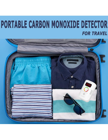 Detector de Monóxido de Carbono Enchufable ZARSAFLY WJ-CO960