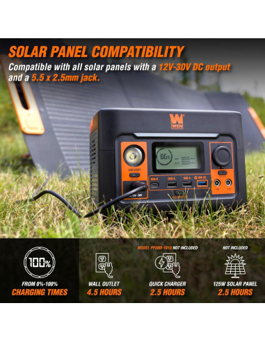 Estación de Energía WEN 300W 269Wh Generador Inversor