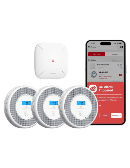 Detector de Humo y Monóxido X-Sense XP0A-MR31 3 Unidades