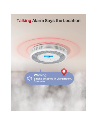 Detector de Humo y Monóxido X-Sense XP0A-MR31 3 Unidades