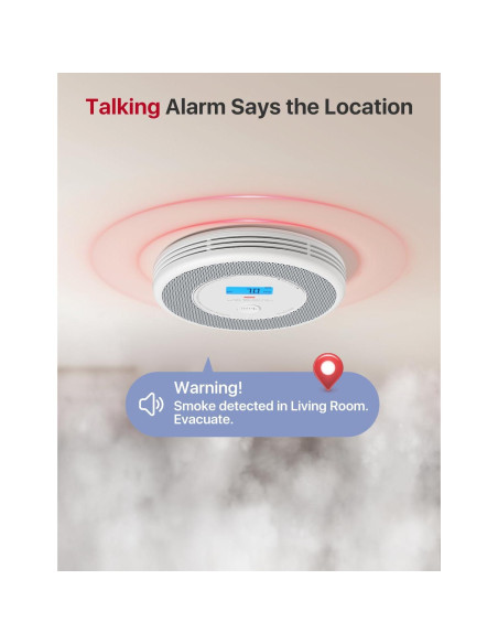 Detector de Humo y Monóxido X-Sense XP0A-MR31 3 Unidades