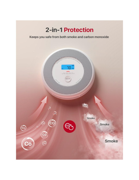 Detector de Humo y Monóxido X-Sense XP0A-MR31 3 Unidades