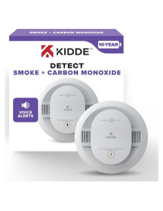 Detector de Humo y Monóxido Kidde 30CUD10-V, Batería 10 Años