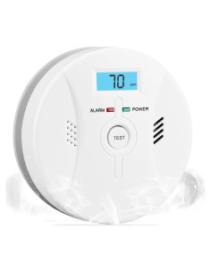 Detector de Humo y Monóxido de Carbono Shyeeh CDR-803 2-en-1