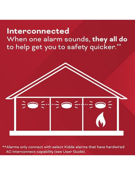 Detector de Humo y Monóxido Kidde 900-CUAR-V, Paquete de 2