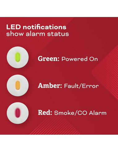 Detector de Humo y Monóxido Kidde 900-CUAR-V, Paquete de 2