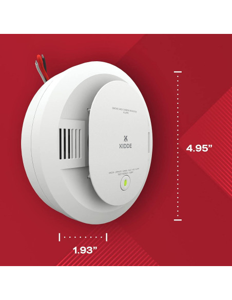 Detector de Humo y Monóxido Kidde 900-CUAR-V, Paquete de 2