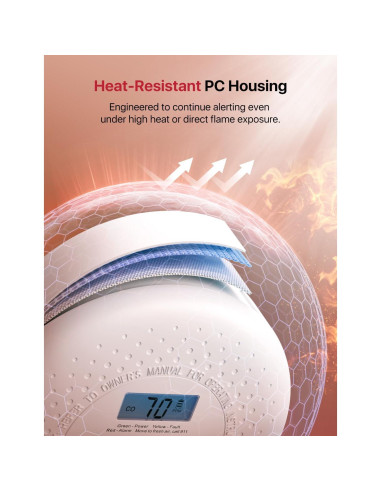 Detector de Humo y Monóxido X-Sense SC01 con Batería 10 Años