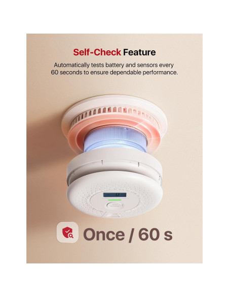 Detector de Humo y Monóxido X-Sense SC01 con Batería 10 Años