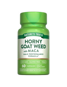 Suplemento Vegano Hierba de Cabra Horny 60 Cápsulas Verdad de la Naturaleza
