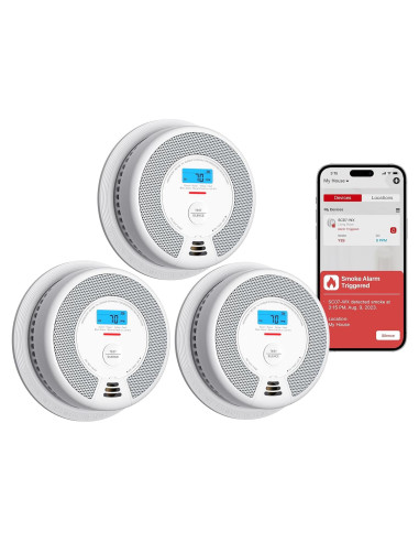 Detector de Humo y Monóxido de Carbono X-Sense SC07-WX 3-Pack