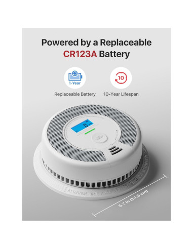 Detector de Humo y Monóxido de Carbono X-Sense SC07-WX 3-Pack