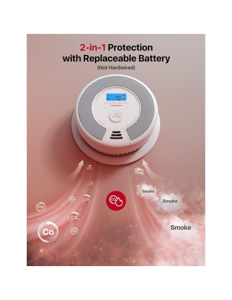 Detector de Humo y Monóxido de Carbono X-Sense SC07-WX 3-Pack
