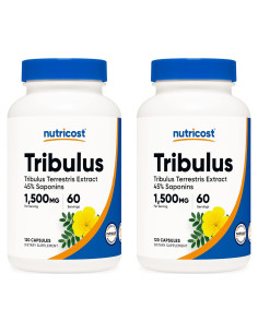 Extracto de Tribulus Terrestris Nutricost 750mg 120 Cápsulas x 2