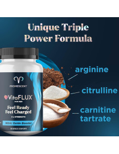 Suplemento de Óxido Nítrico Promescent VitaFLUX 120 Cápsulas 2