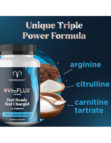 Suplemento de Óxido Nítrico Promescent VitaFLUX 120 Cápsulas