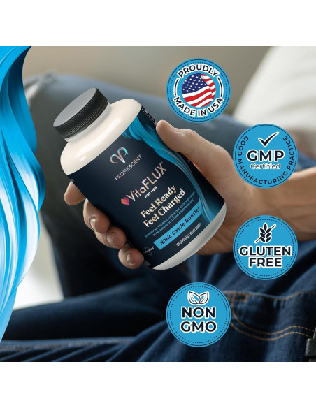 Suplemento de Óxido Nítrico Promescent VitaFLUX 120 Cápsulas