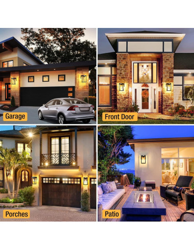 Luces Solares Woolmug 2 Paquete LED con Sensor de Movimiento