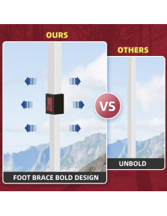 Carpa Pop Up SAILARY 3x3m Negra para 8-10 Personas 2