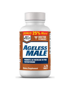 Suplemento Aumentador de Testosterona Ageless Male 76 Tabletas