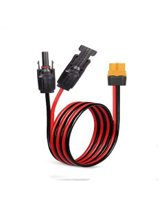 Cable de carga solar 12AWG RYX XT60 3M impermeable