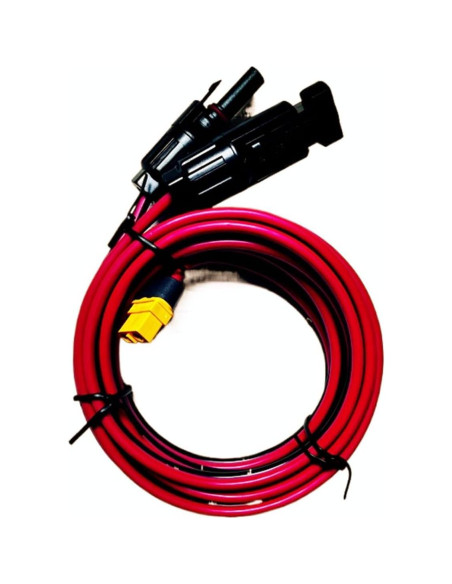 Cable de carga solar 12AWG RYX XT60 3M impermeable