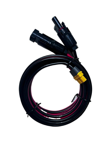 Cable de carga solar 12AWG RYX XT60 3M impermeable