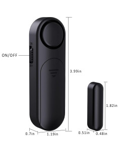 Paquete de 5 Alarmas de Ventana AKOYU 120dB Seguridad 2