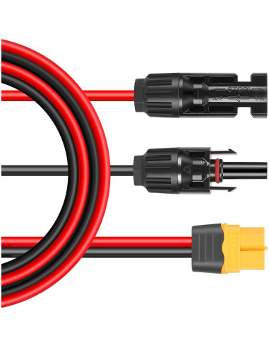 Cable de carga solar 12AWG RYX XT60 3M impermeable