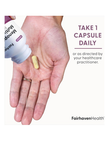 Suplemento Menopausia Fairhaven Health 30 Cápsulas Veganas