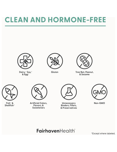 Suplemento Menopausia Fairhaven Health 30 Cápsulas Veganas