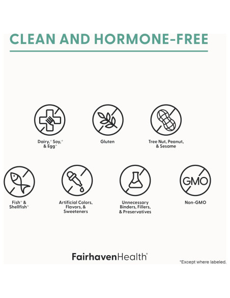 Suplemento Menopausia Fairhaven Health 30 Cápsulas Veganas
