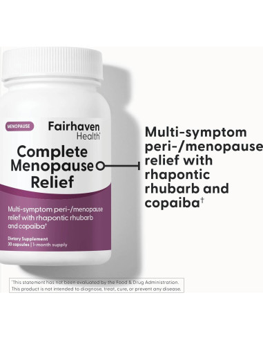 Suplemento Menopausia Fairhaven Health 30 Cápsulas Veganas