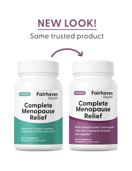 Suplemento Menopausia Fairhaven Health 30 Cápsulas Veganas