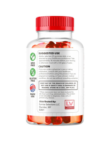 Gomitas Vital Surge MAX 1050 MG para Hombres - 60 Unidades