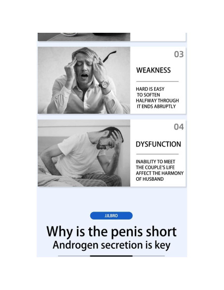 Gel de Aumento Masculino JJLBRO 100ml - Crema de Fuerza Extra