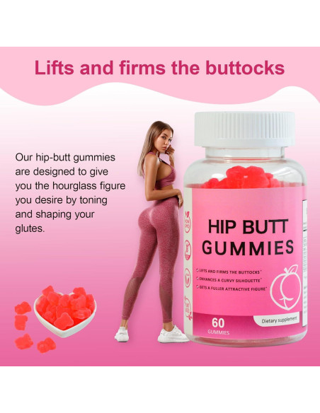 Gomitas Aumentadoras de Caderas y Glúteos Laicuherb 198g
