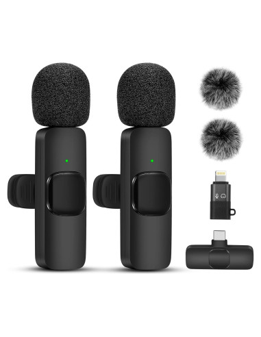 Micrófono Lavalier Inalámbrico BARYINBIRD ZF-1 Negro