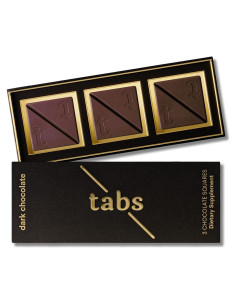 Chocolate Negro Tabs para Mejorar el Ánimo - 60g - Vegetariano