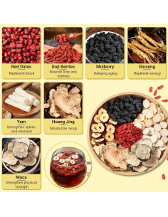 Té de Riñón Ginseng Seis Tesoros Sovteea - 60 Bolsas 2