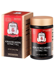 Píldoras de Ginseng Rojo Coreano KGC - 800 Unidades, 168.5 g