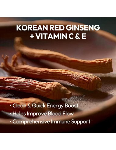 Píldoras de Ginseng Rojo Coreano KGC - 800 Unidades, 168.5 g