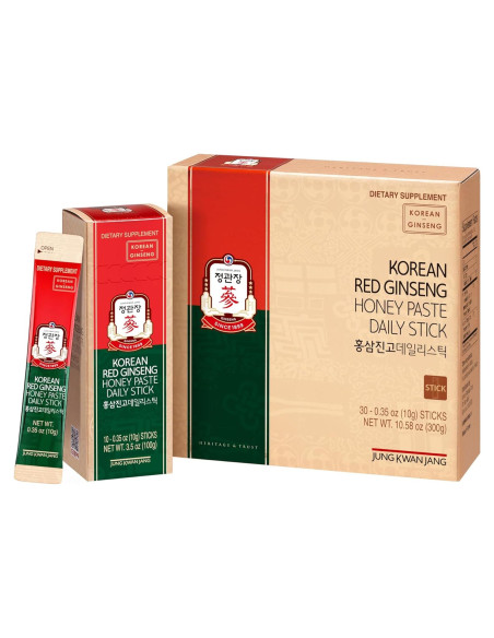 Pasta de Miel de Ginseng Rojo Coreano CheongKwanJang 30 Sticks Pasta de Miel de Ginseng Rojo Coreano CheongKwanJang 30 Sticks