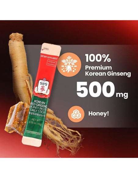 Pasta de Miel de Ginseng Rojo Coreano CheongKwanJang 30 Sticks Pasta de Miel de Ginseng Rojo Coreano CheongKwanJang 30 Sticks