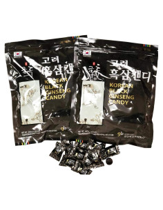Caramelo de Ginseng Negro Coreano GeumHeuk 600g - Saludable y Energético