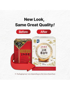 Té de Ginseng Rojo Coreano Nokchawon 50 Bolsitas 150g 2