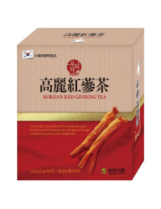 Té de Ginseng Rojo Coreano LENITH 120g - 40 Bolsitas